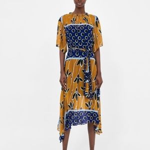 Zara Flowy Midi Dress